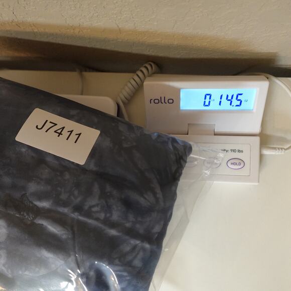 John Mark Top Womens 2X Button Front Artsy Tie Dye Embroidered Lace Navy Blue - Picture 9 of 9